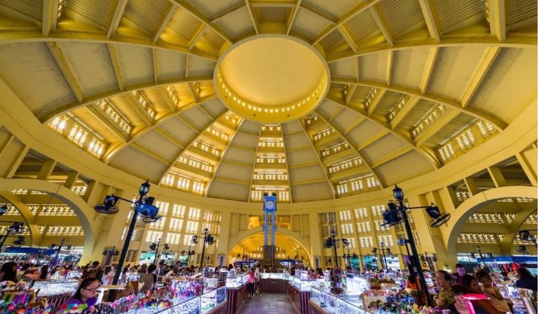 Central Market (Phsar Thmei) phnom penh cambodia