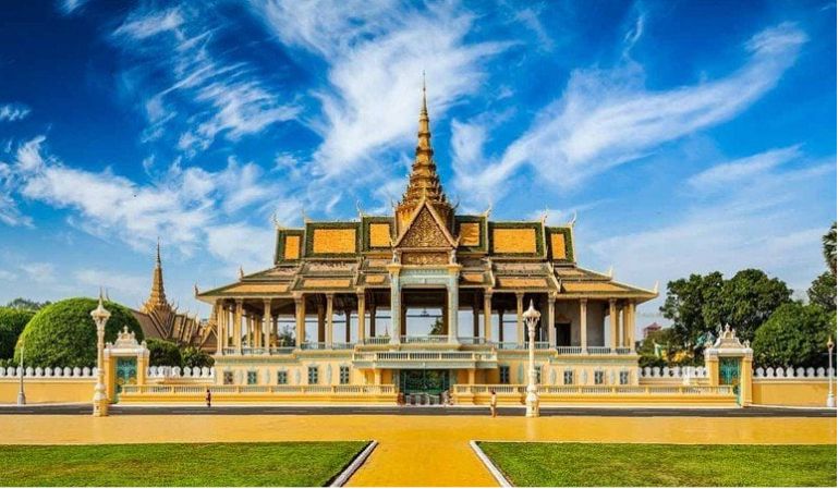 The Royal Palace and Silver Pagoda  phnom penh cambodia