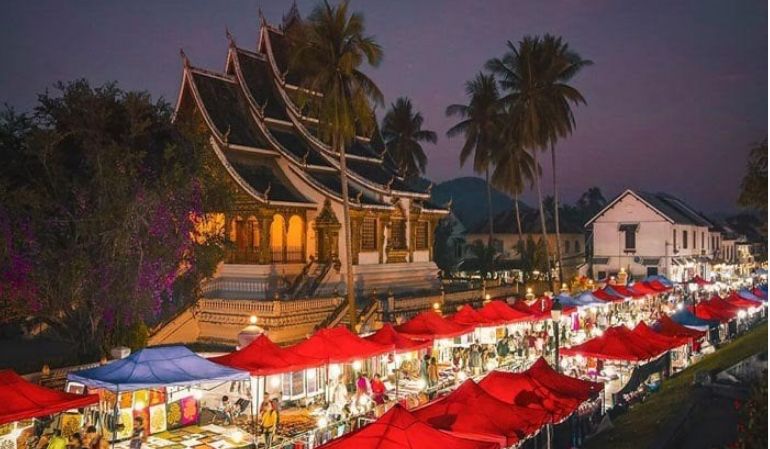 Luang Prabang Night Market laos