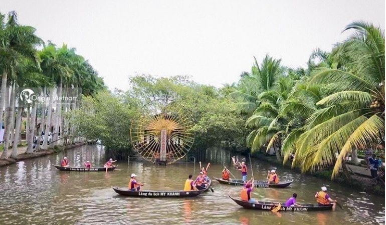 My Khanh Tourist Village in can tho vietnam