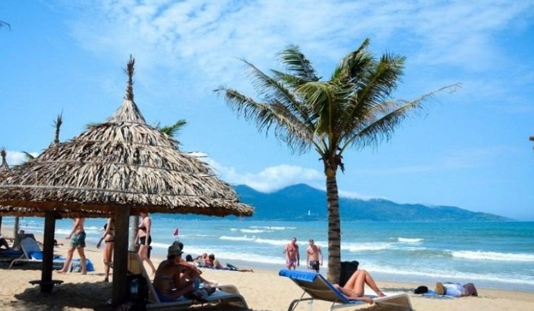 Bai Chay Beach in halong quang ninh vietnam