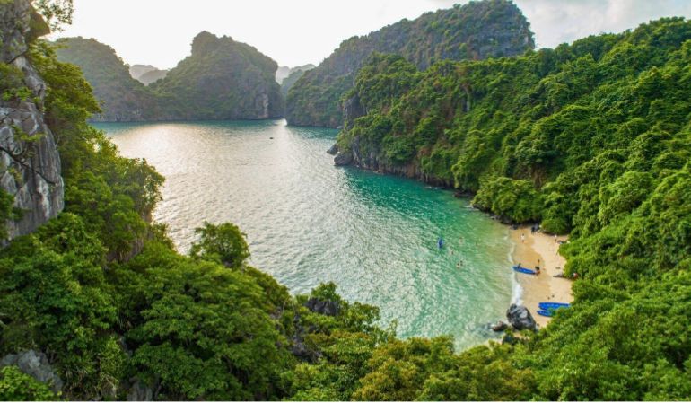 Vung Ha Beach in ha long vietnam