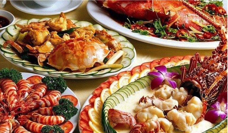 Fresh seafood in hoian vietnam