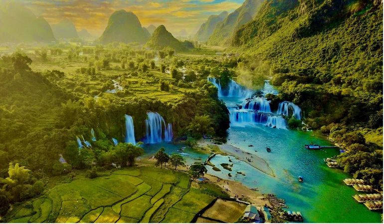 ban gioc waterfall
