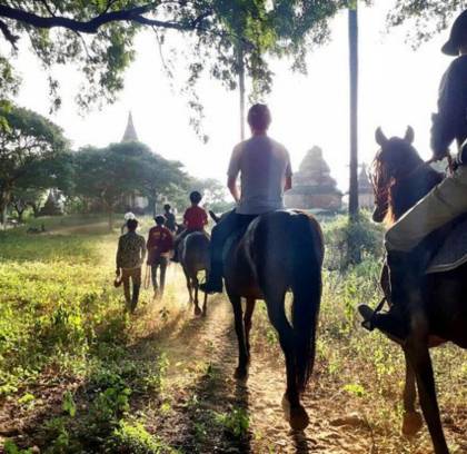 Bagan Horse Riding Tour Half Day