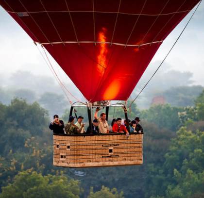 Balloon over Mandalay – Mandalay Sightseeing from Bird’s Eye View