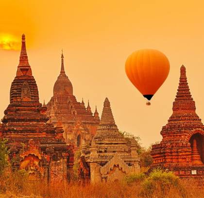 Balloon over Mandalay – Mandalay Sightseeing from Bird’s Eye View