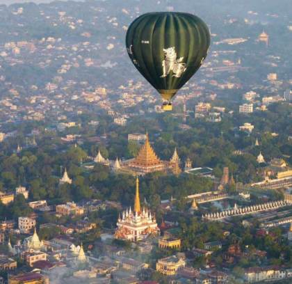 Balloon over Mandalay – Mandalay Sightseeing from Bird’s Eye View