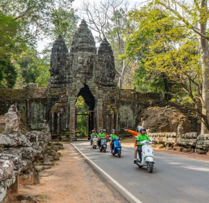 Full-Day Angkor Wat Sunrise Vespa Tour