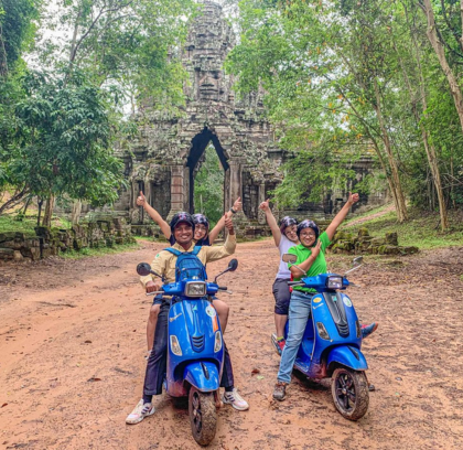 Full-Day Angkor Wat Sunrise Vespa Tour