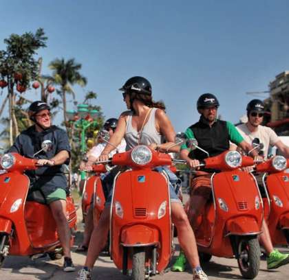 Hoian Vespa Food Tour: Night Lights, Street Eats & Wishes