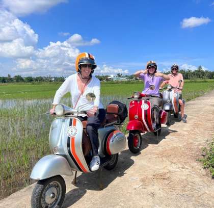 Hoian Vespa Food Tour: Night Lights, Street Eats & Wishes