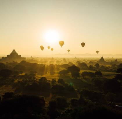 Inle Lake Balloon and Boat Trip