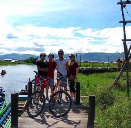 Inle Lake Cycling Tour To Nan Thei Village And Red Mountain