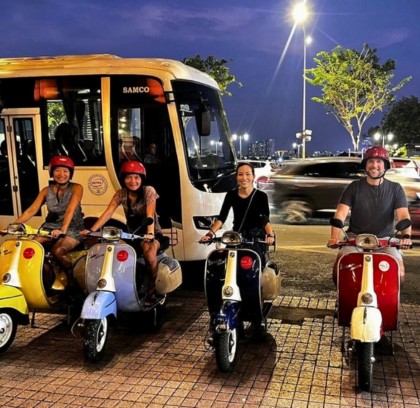 Ho Chi Minh City After Dark: Vespa Tour, Food & Hidden Bars!