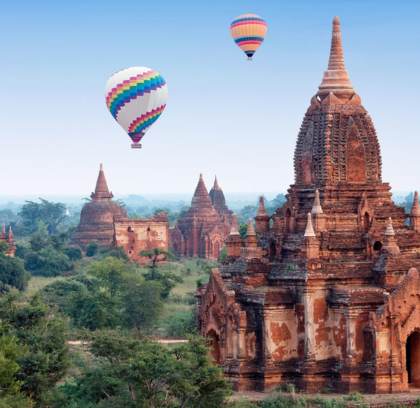Yangon to Bagan in 4-Day Tour